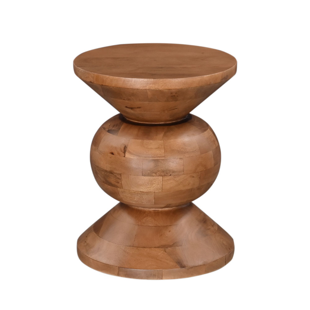 PEARL SIDE TABLE ΦΥΣΙΚΟ 40x40x52