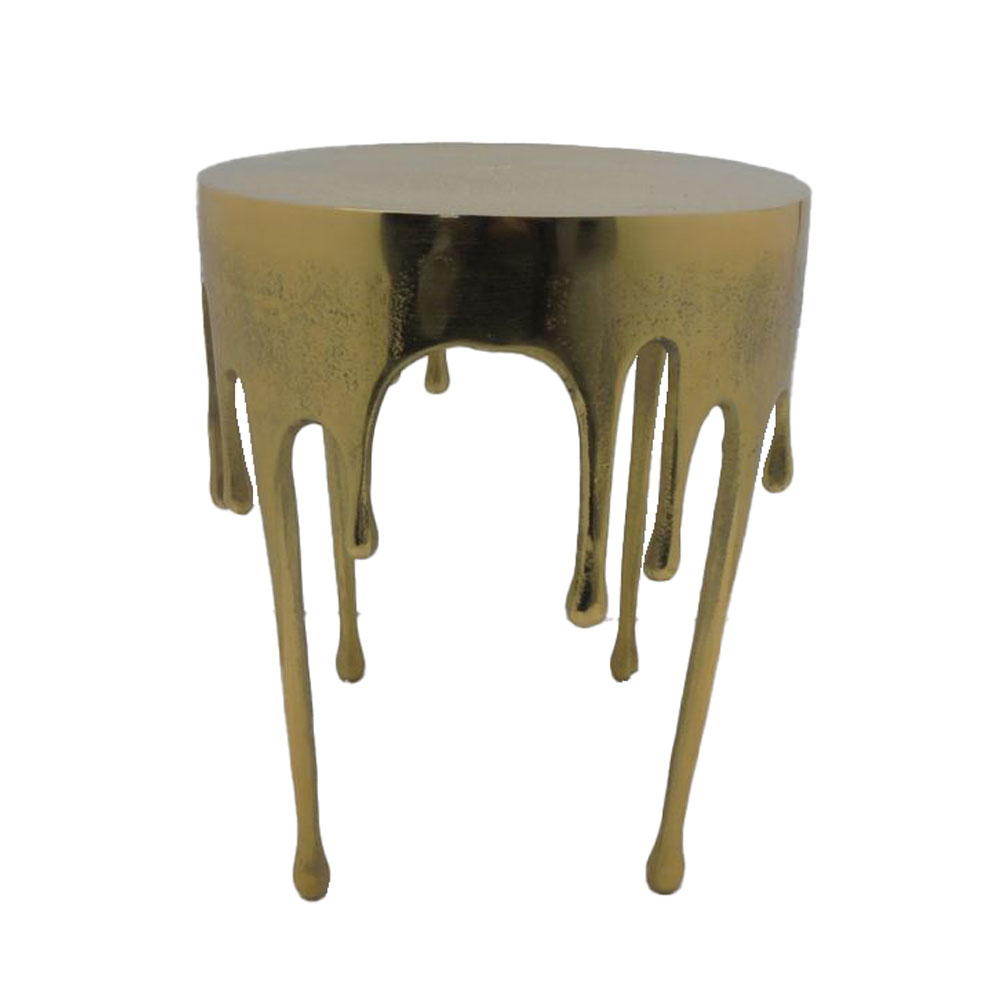 DROP SIDE TABLE ΧΡΥΣΟ 34.25x34.25x44.5