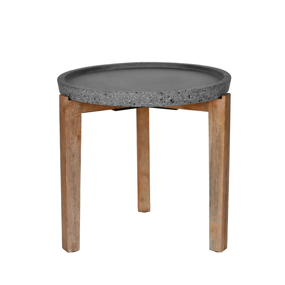 ORRIN COFFEE TABLE ΑΝΘΡΑΚΙ ΦΥΣΙΚΟ 53x53x48