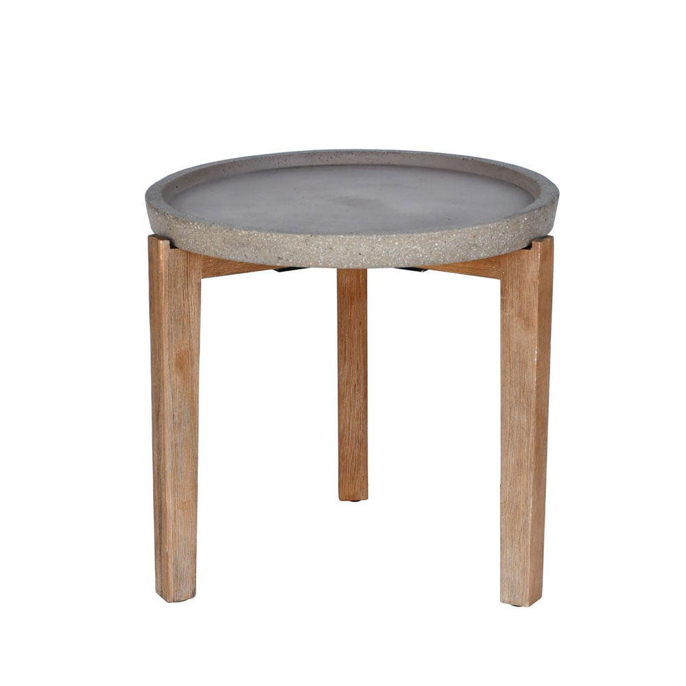 ORRIN COFFEE TABLE ΚΑΦΕ ΦΥΣΙΚΟ 53x53x48