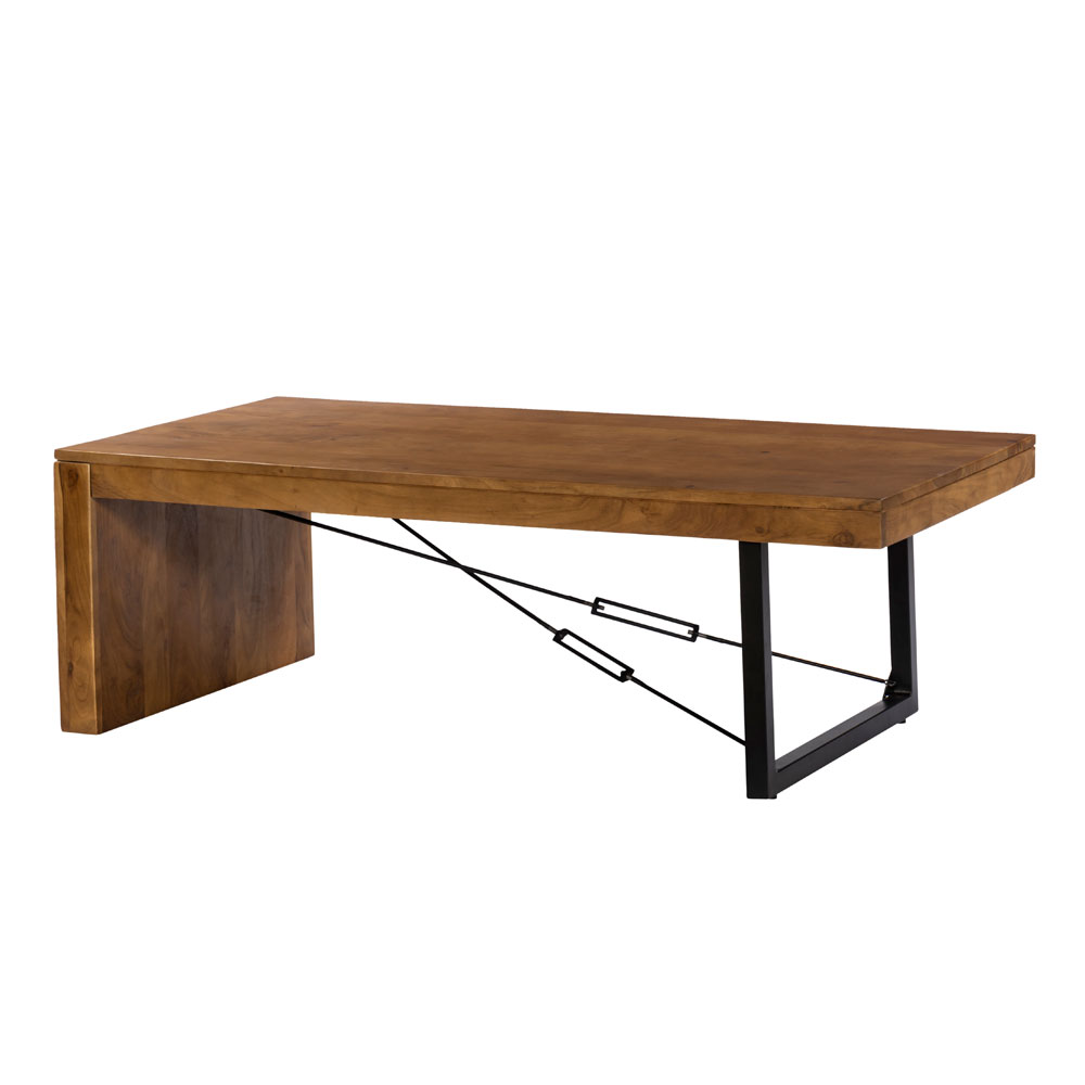 WIRE COFFEE TABLE ΚΑΡΥΔΙ ΜΑΥΡΟ 120x60x40