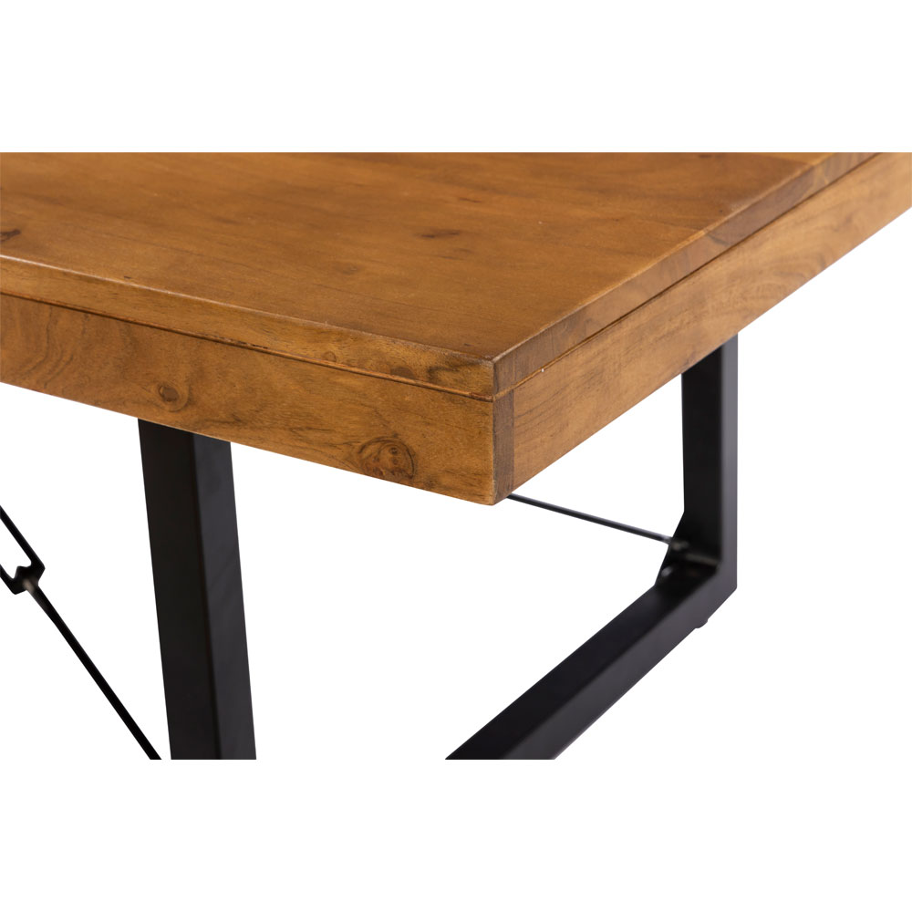 WIRE COFFEE TABLE ΚΑΡΥΔΙ ΜΑΥΡΟ 120x60x40cm