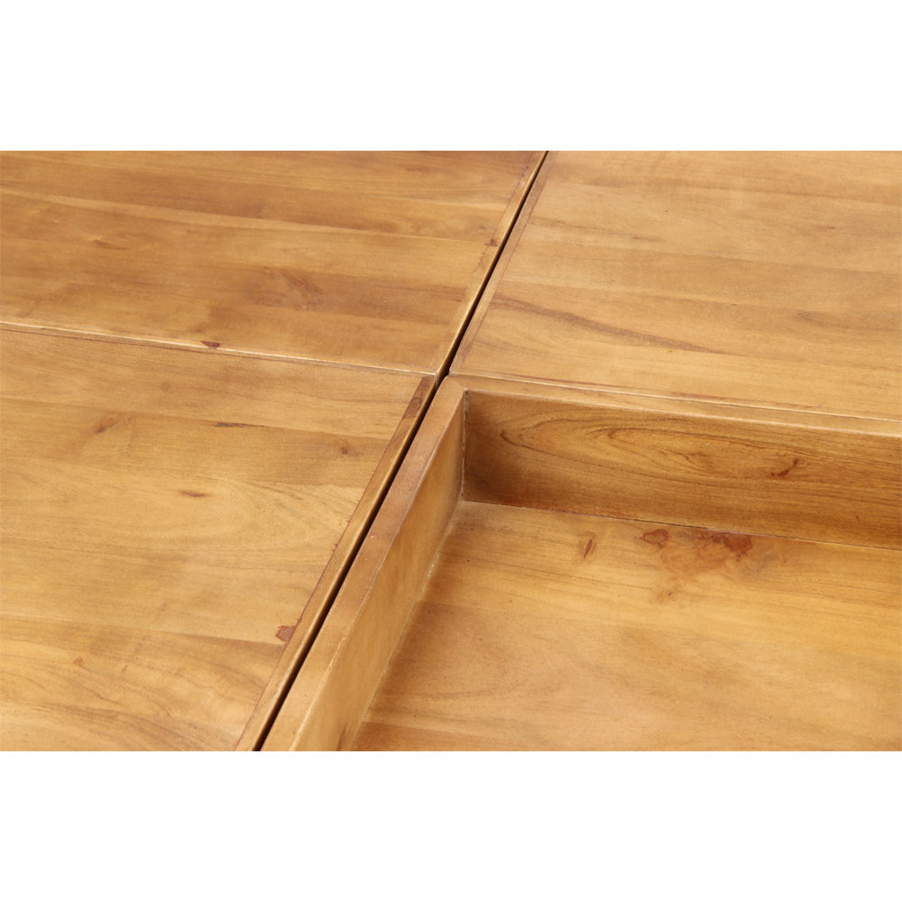 COMBO COFFEE TABLE ΚΑΡΥΔΙ ΜΑΥΡΟ 84x80x42