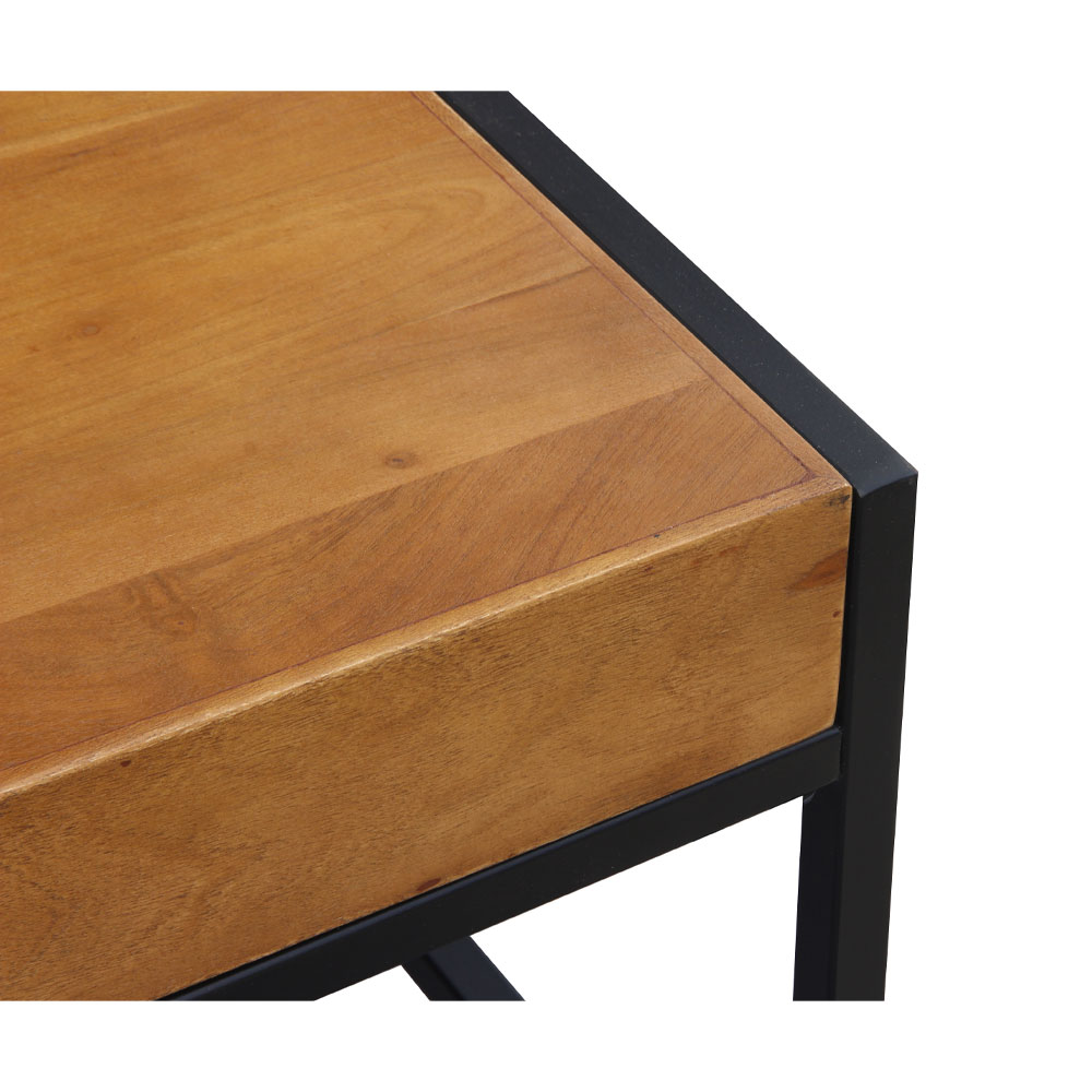 COMBO COFFEE TABLE ΚΑΡΥΔΙ ΜΑΥΡΟ 84x80x42
