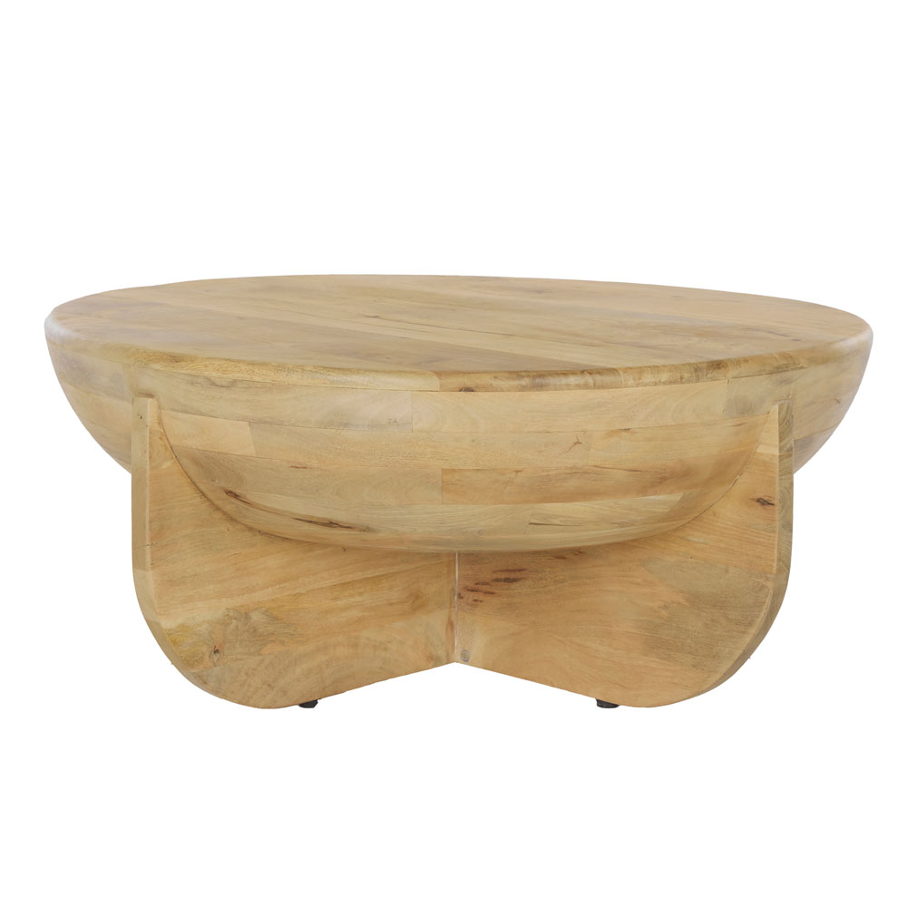 PALOMA COFFEE TABLE ΦΥΣΙΚΟ 91x91x40cm