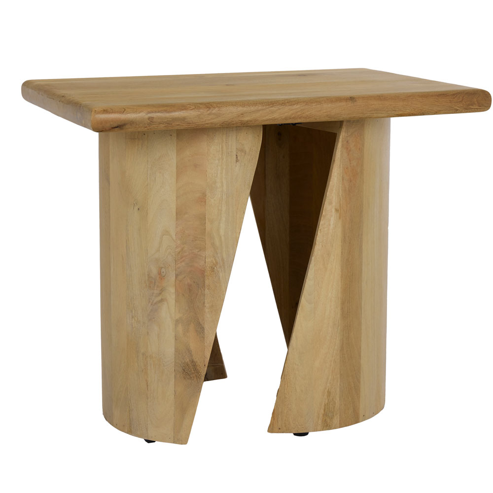 SPIRAL SIDE TABLE ΦΥΣΙΚΟ 62.5x45x52.5