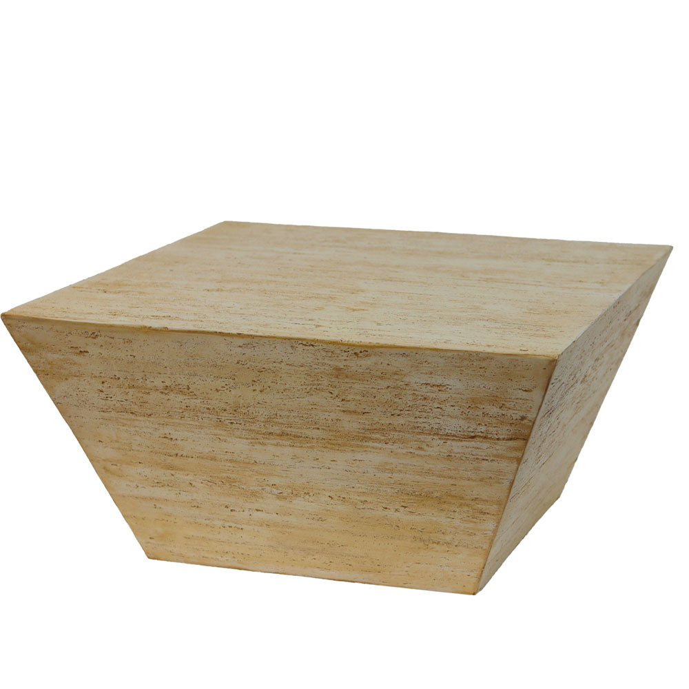 PYRAMIS COFFEE TABLE BEIGE 80x80x40