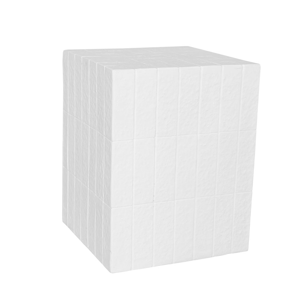SQUARE SIDE TABLE ΛΕΥΚΟ 36x36x46