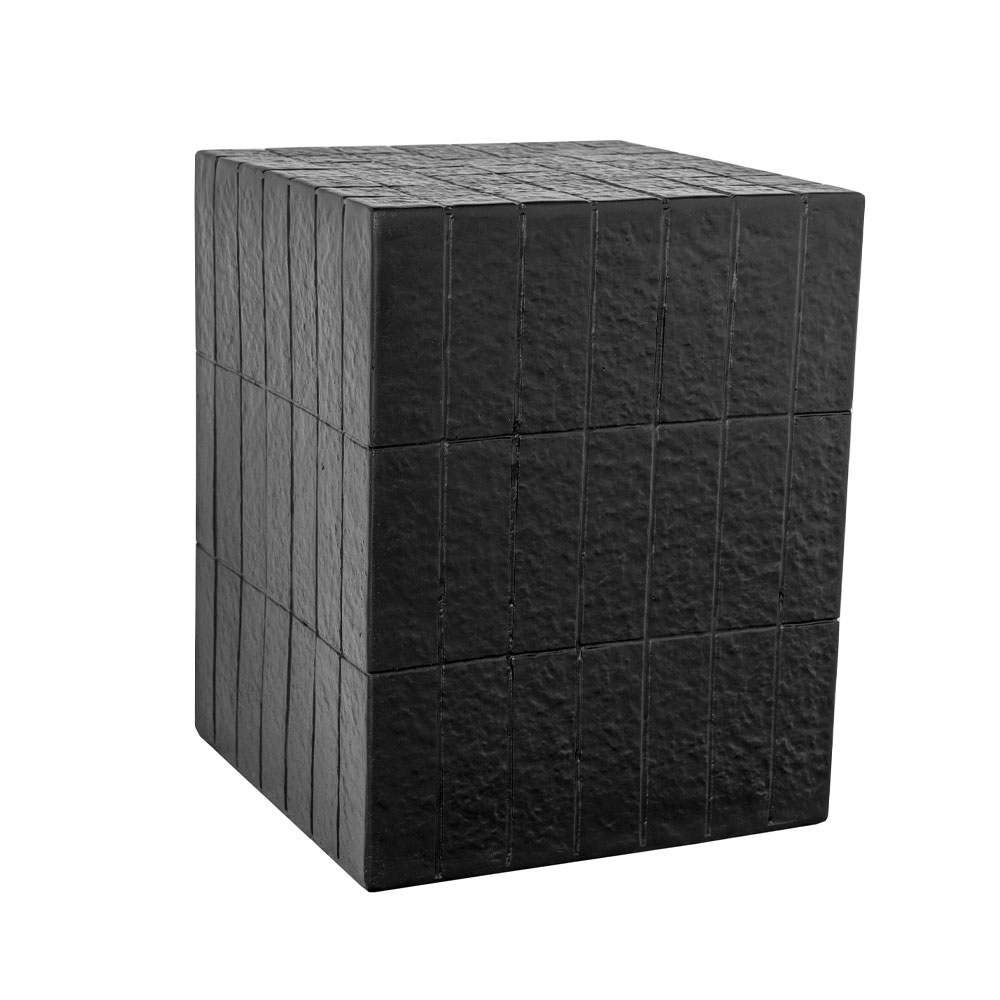 SQUARE SIDE TABLE ΜΑΥΡΟ 36x36x46