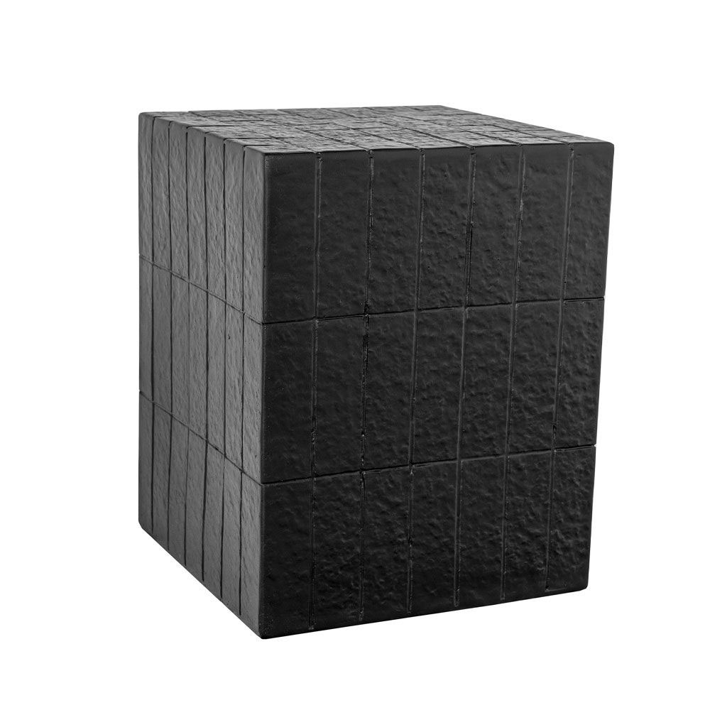 SQUARE SIDE TABLE ΜΑΥΡΟ 36x36x46