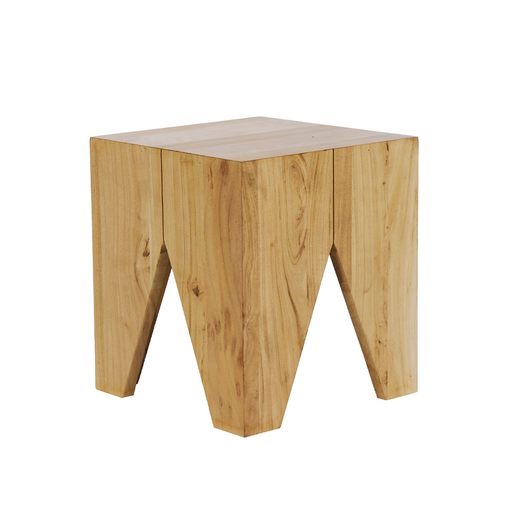 EMIR SIDE TABLE ΦΥΣΙΚΟ 40x40x45