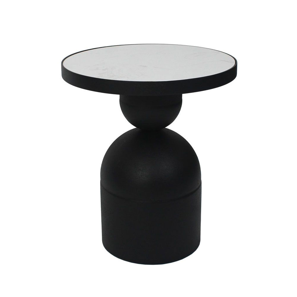 BOMB SIDE TABLE ΜΑΥΡΟ 41x41x48