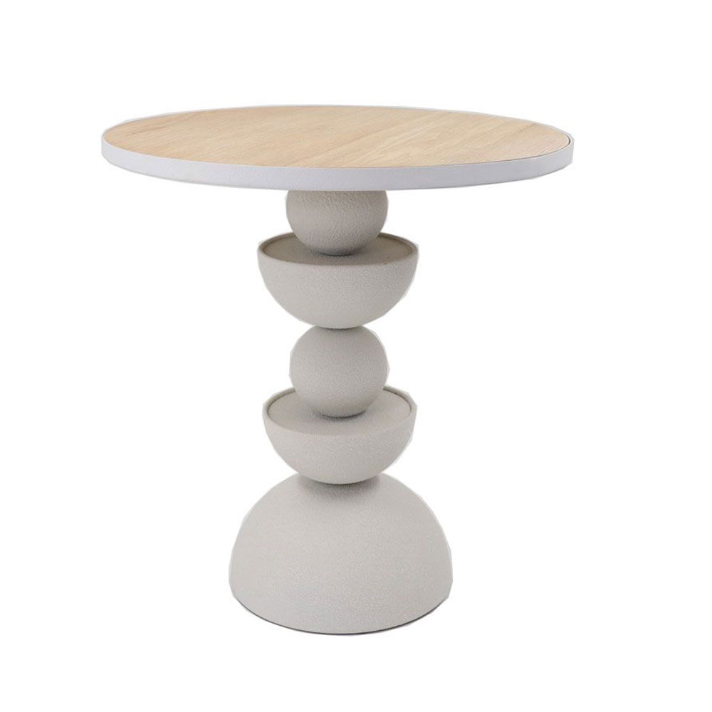 UP : DOWN 46 SIDE TABLE ΛΕΥΚΟ ΦΥΣΙΚΟ 46x46x49