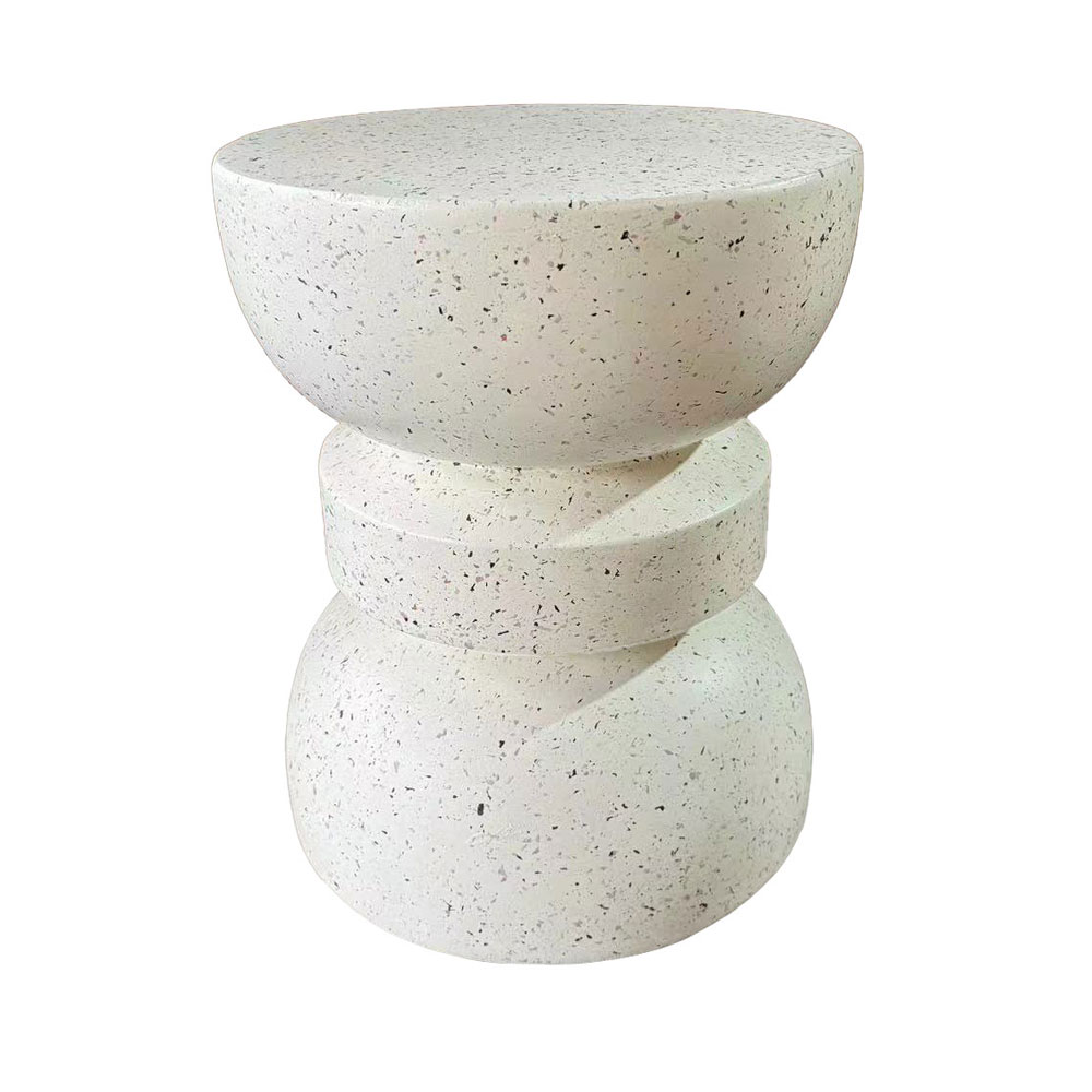 PIONI 2 SIDE TABLE TERRAZZO 37x37x45