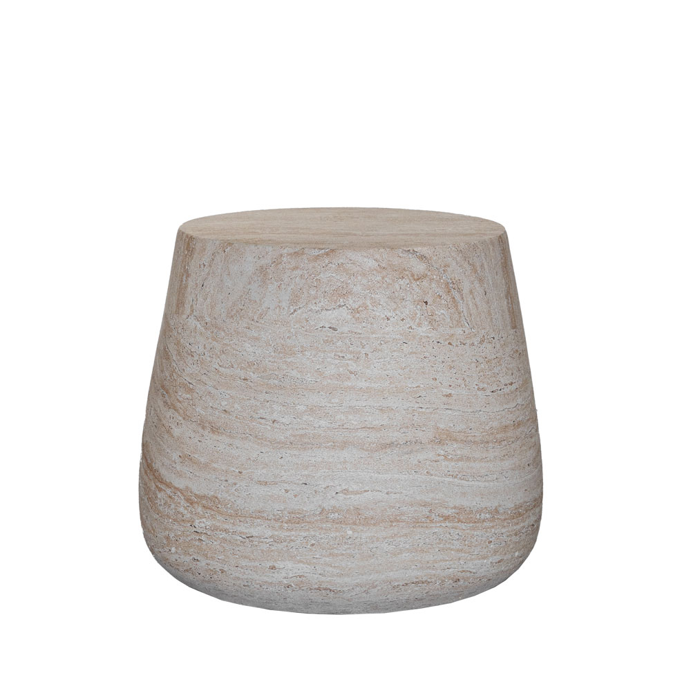 LITHOS SIDE TABLE BEIGE 49x49x41.5