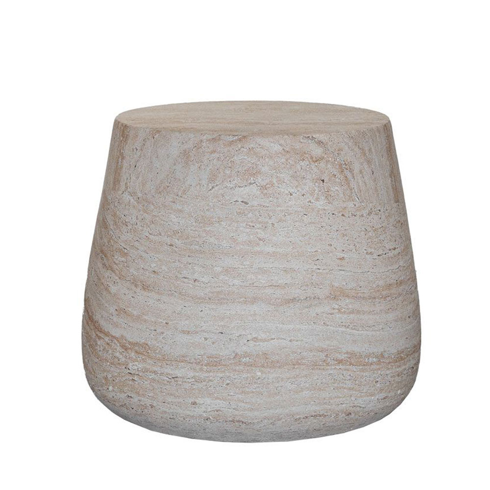 LITHOS SIDE TABLE BEIGE 49x49x41.5