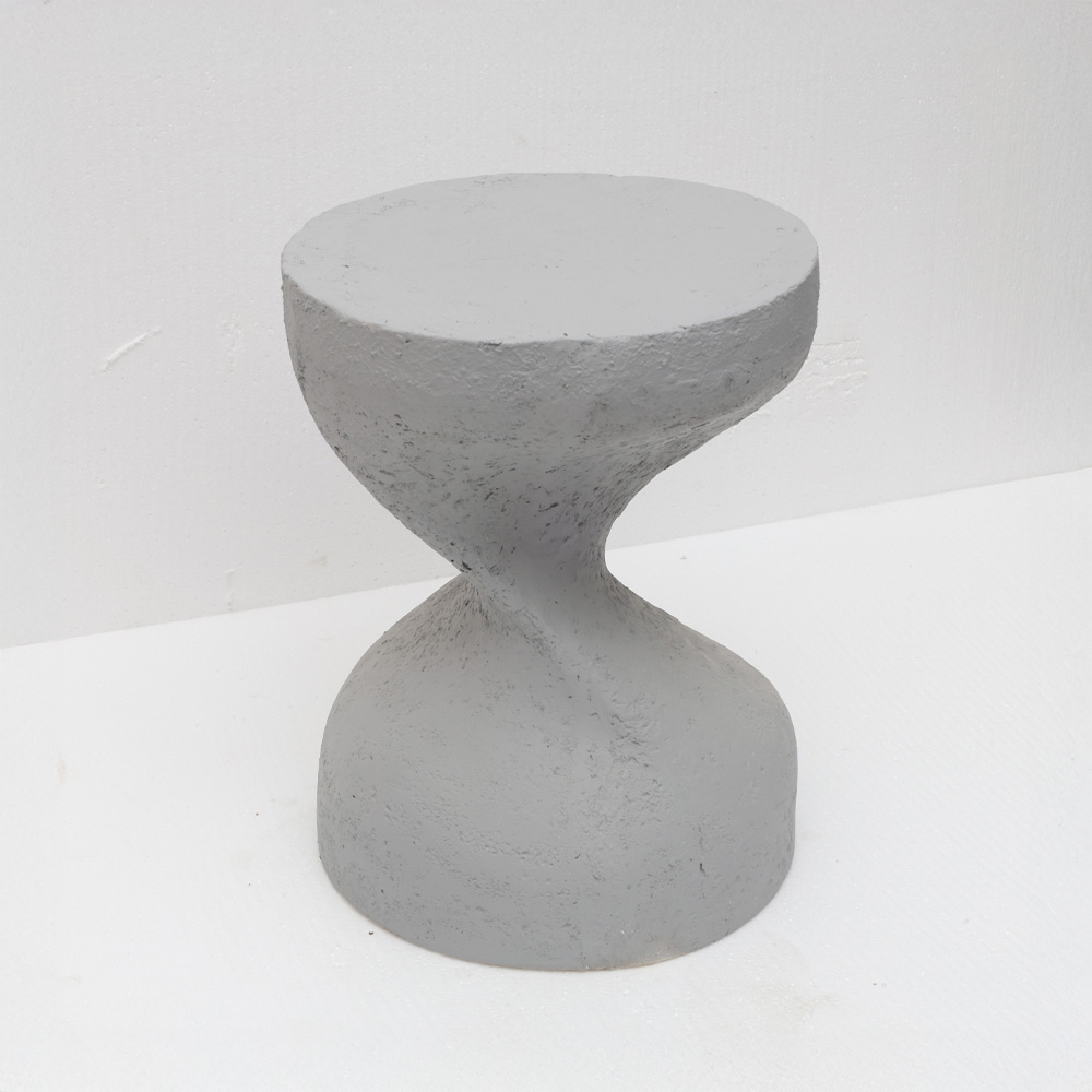 INDUSTRIAL SIDE TABLE ΛΕΥΚΟ 39.5x39.5x51cm