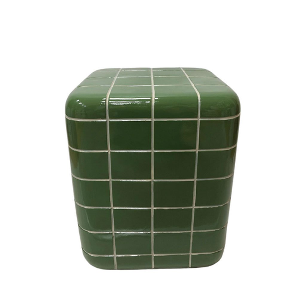 CUBIX SIDE TABLE ΠΡΑΣΙΝΟ 33.5x33.5x41cm