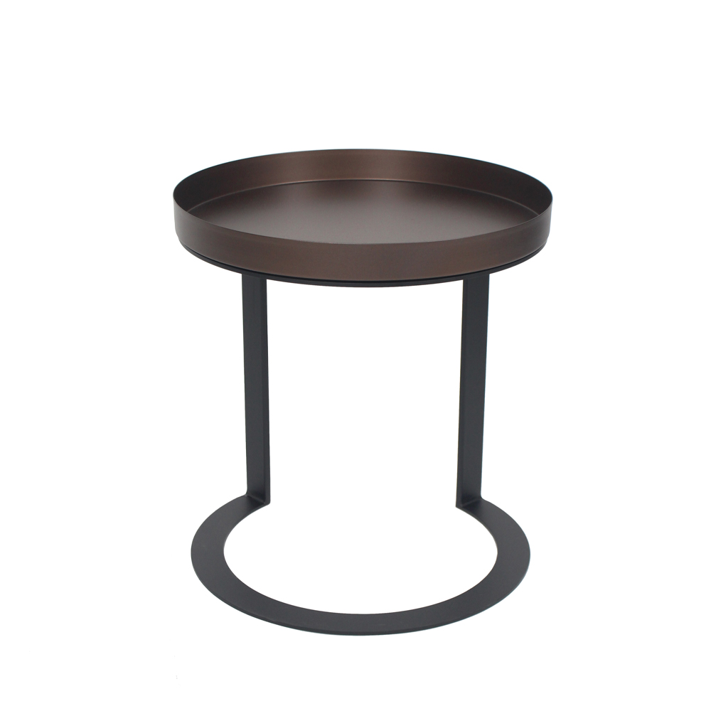 CASTANO COFFEE TABLE ΚΑΦΕ ΜΑΥΡΟ 42x42x45cm