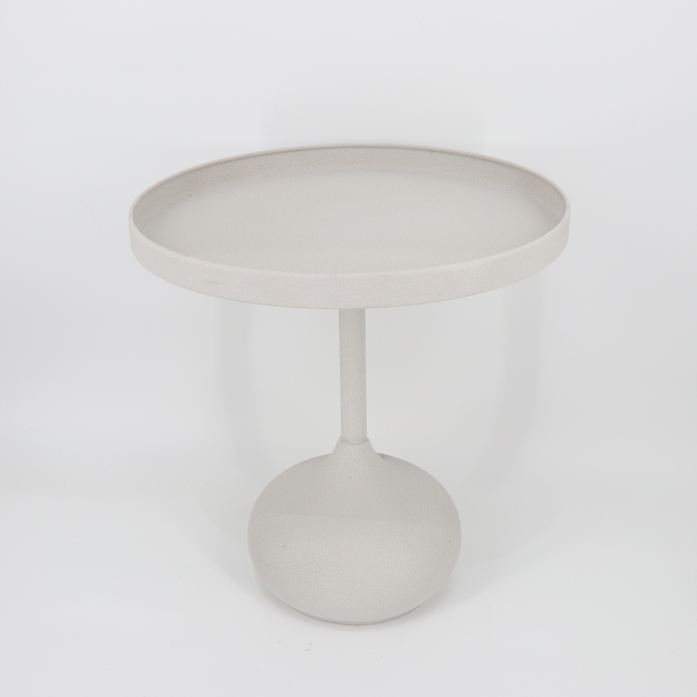 CALLISTA SIDE TABLE OFF WHITE 45x45x47.5cm