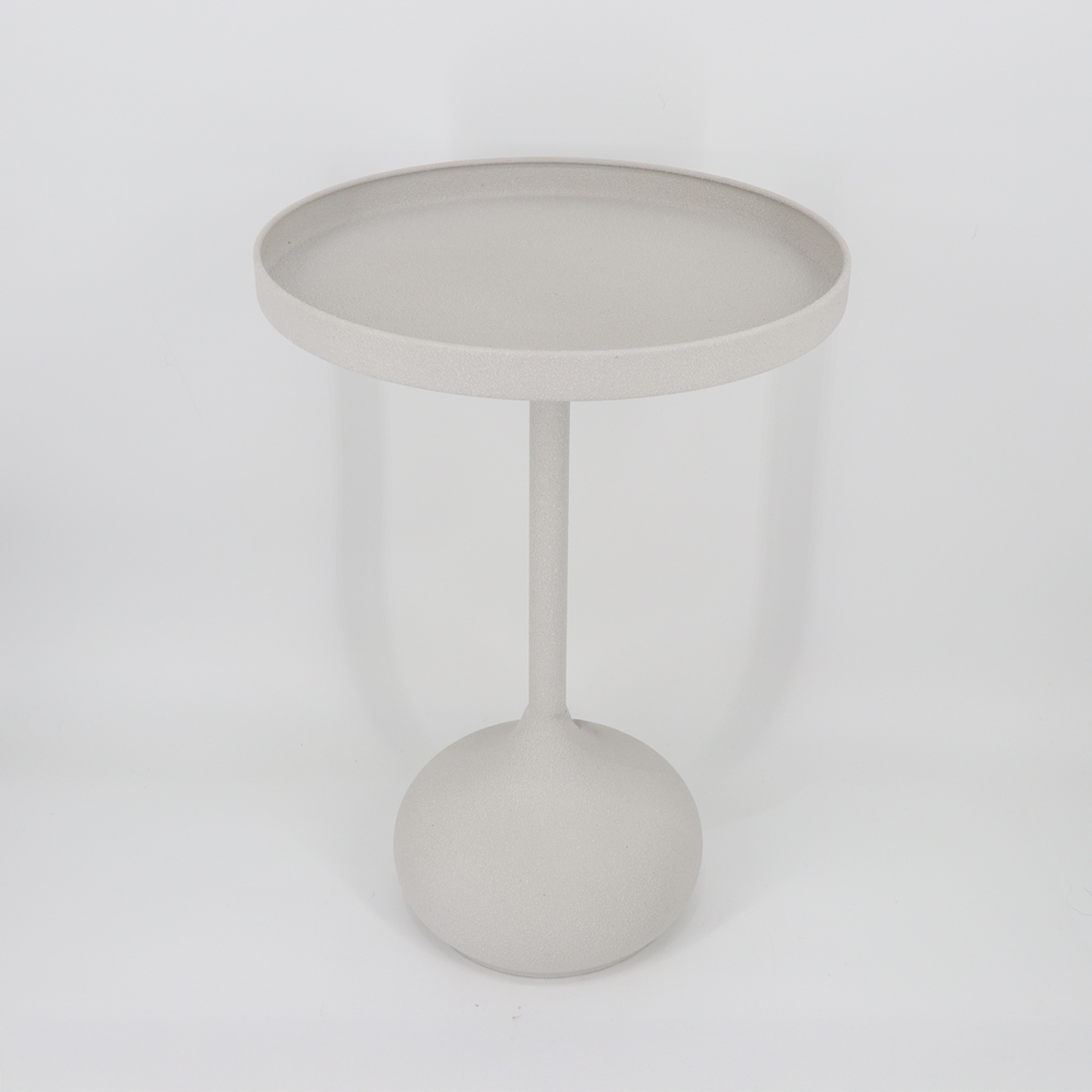 CALLISTI SIDE TABLE OFF WHITE 40x40x57cm