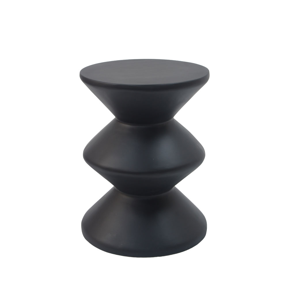 CONTOUR SIDE TABLE ΜΑΥΡΟ 35x35x47cm