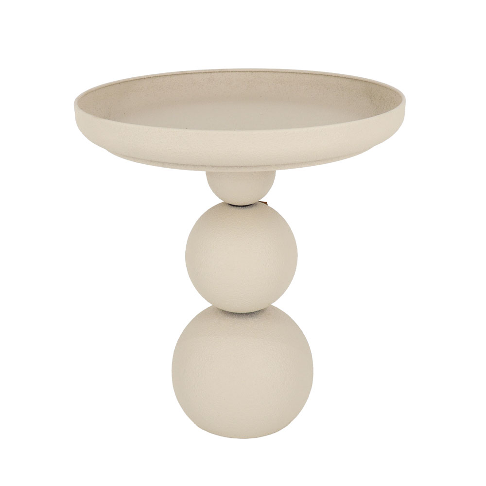CALMA SMALL SIDE TABLE ΜΠΕΖ 41x41x45.5cm