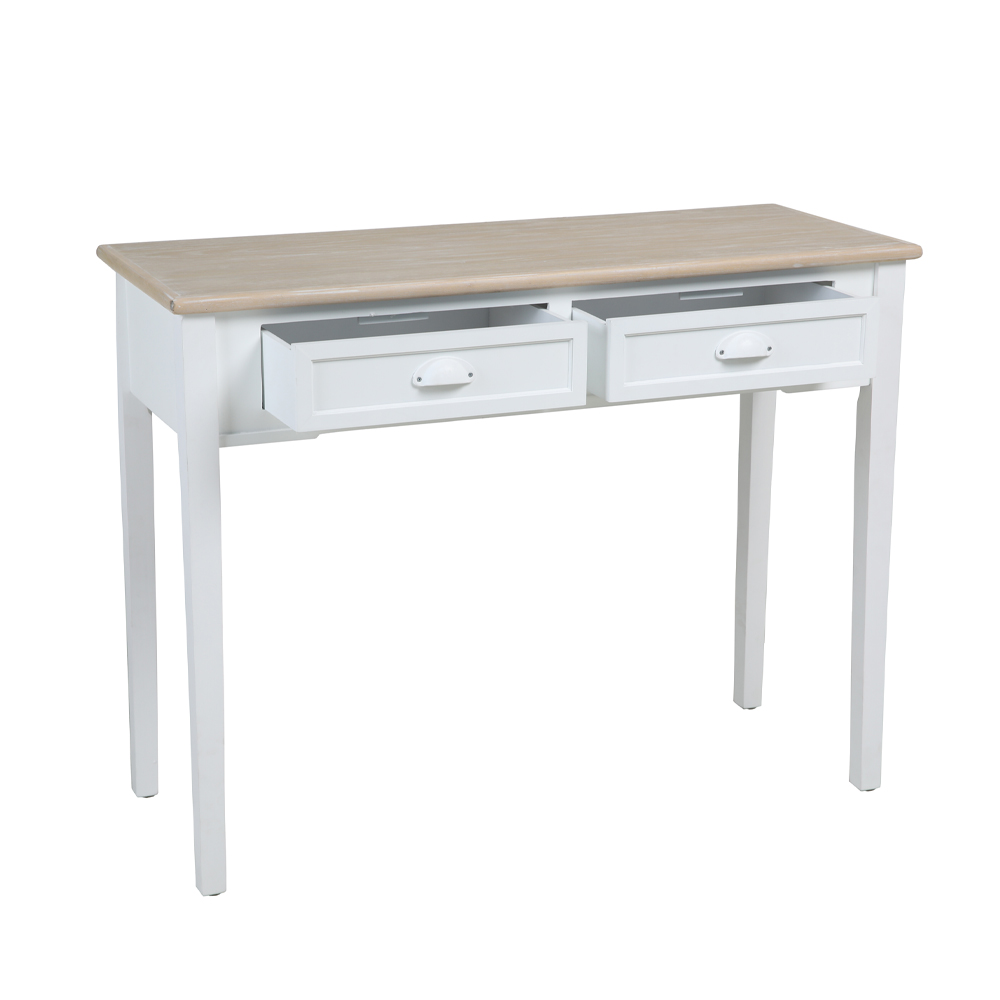 KIMOLOS ΚΟΝΣΟΛΑ 2ΣΥΡΤΑΡΙΑ ΛΕΥΚΟ ΦΥΣΙΚΟ 102x40x78