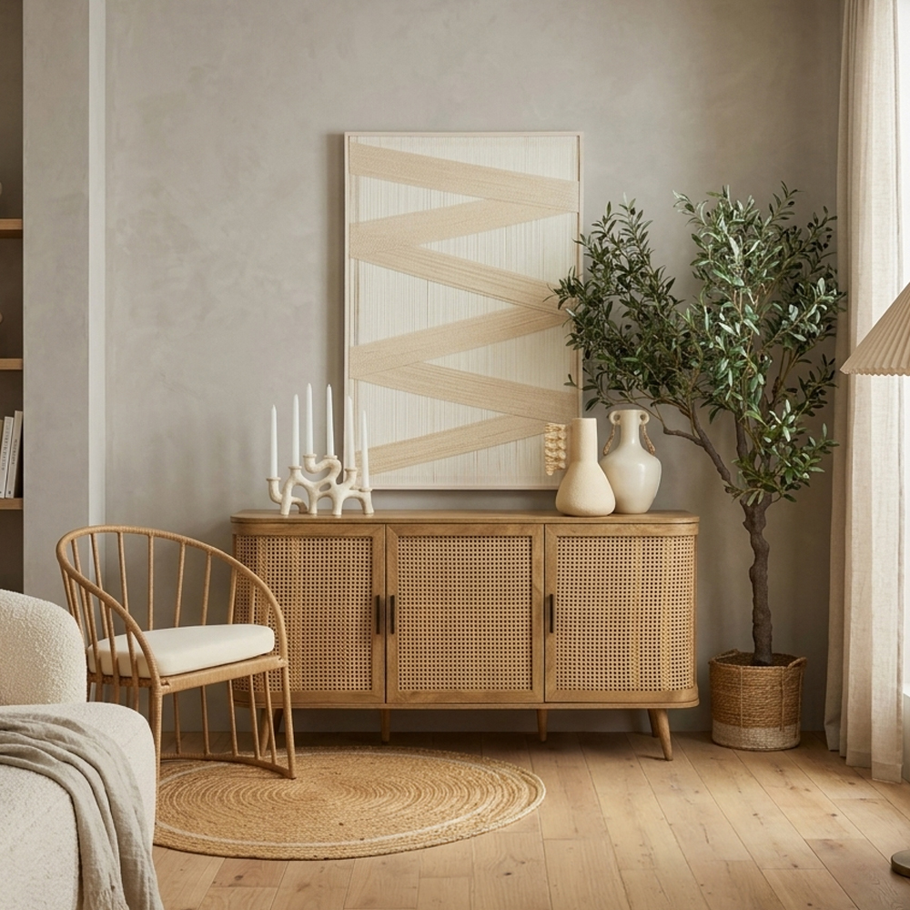 MONMARTE ΜΠΟΥΦΕΣ ΦΥΣΙΚΟ 150x39x77cm