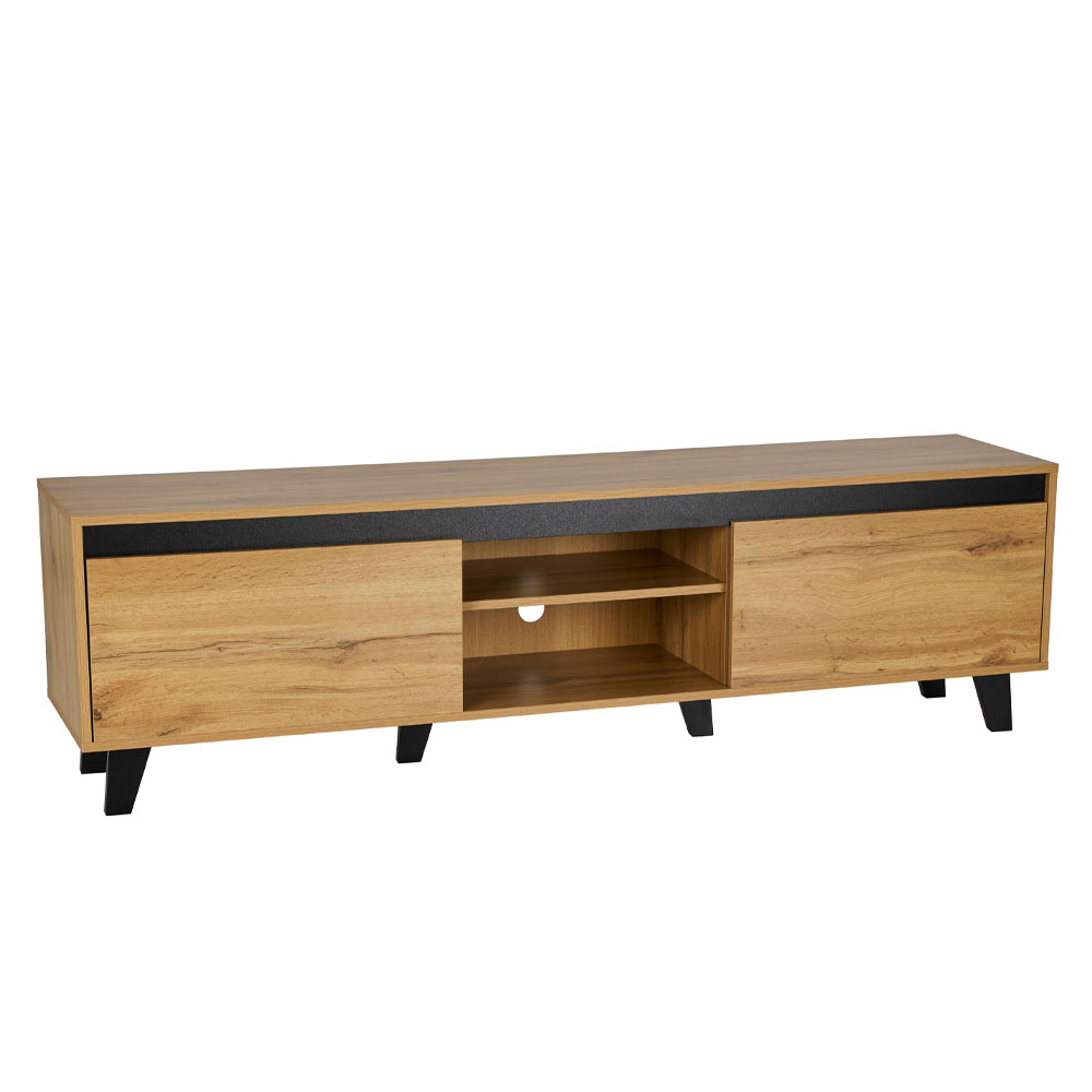 ARABICA TV STAND SONOMA ΜΑΥΡΟ 170x38x49