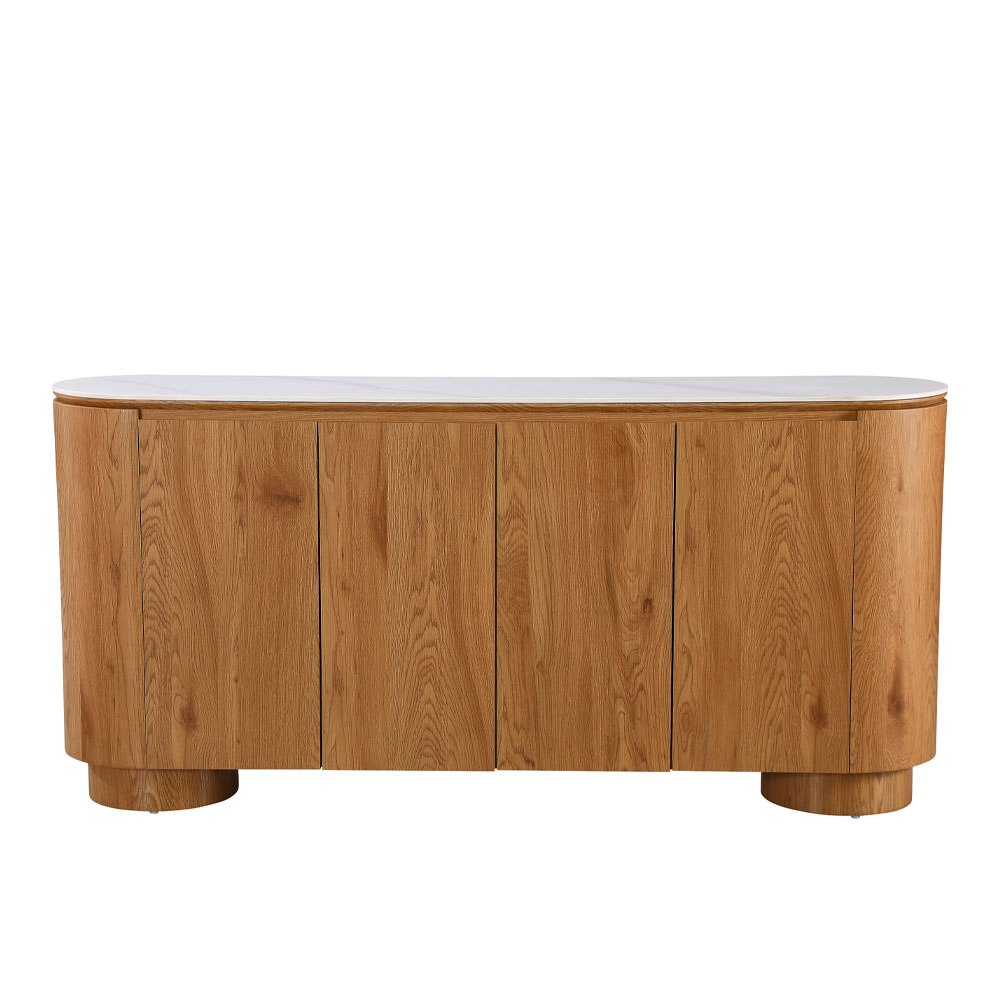 PILLAR ΜΠΟΥΦΕΣ 4ΠΟΡΤΕΣ ΛΕΥΚΟ 180x40x85cm