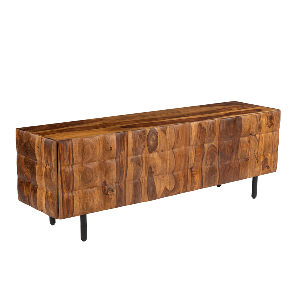 CHOCOLAT TV STAND 2ΠΟΡΤΕΣ ΚΑΡΥΔΙ 162x42x54