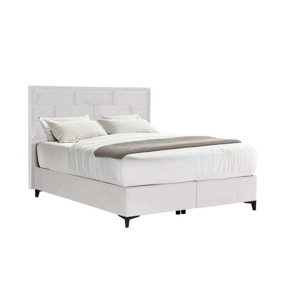 BRICK ΚΡΕΒΑΤΙ ΜΕ ΑΠΟΘΗΚ. ΧΩΡΟ (ΓΙΑ ΣΤΡΩΜΑ 160x200cm) OFF WHITE 16-450 215x165x121cm