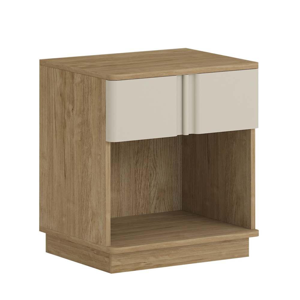 IVORY ΚΟΜΟΔΙΝΟ 1ΣΥΡΤΑΡΙ 1ΡΑΦΙ SONOMA BEIGE 48x39x54cm