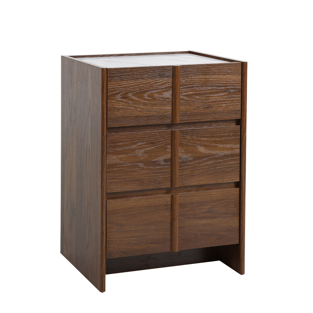 NOCE ΚΟΜΟΔΙΝΟ 3ΣΥΡΤΑΡΙΑ ΚΑΡΥΔΙ ΛΕΥΚΟ 54x40x75cm