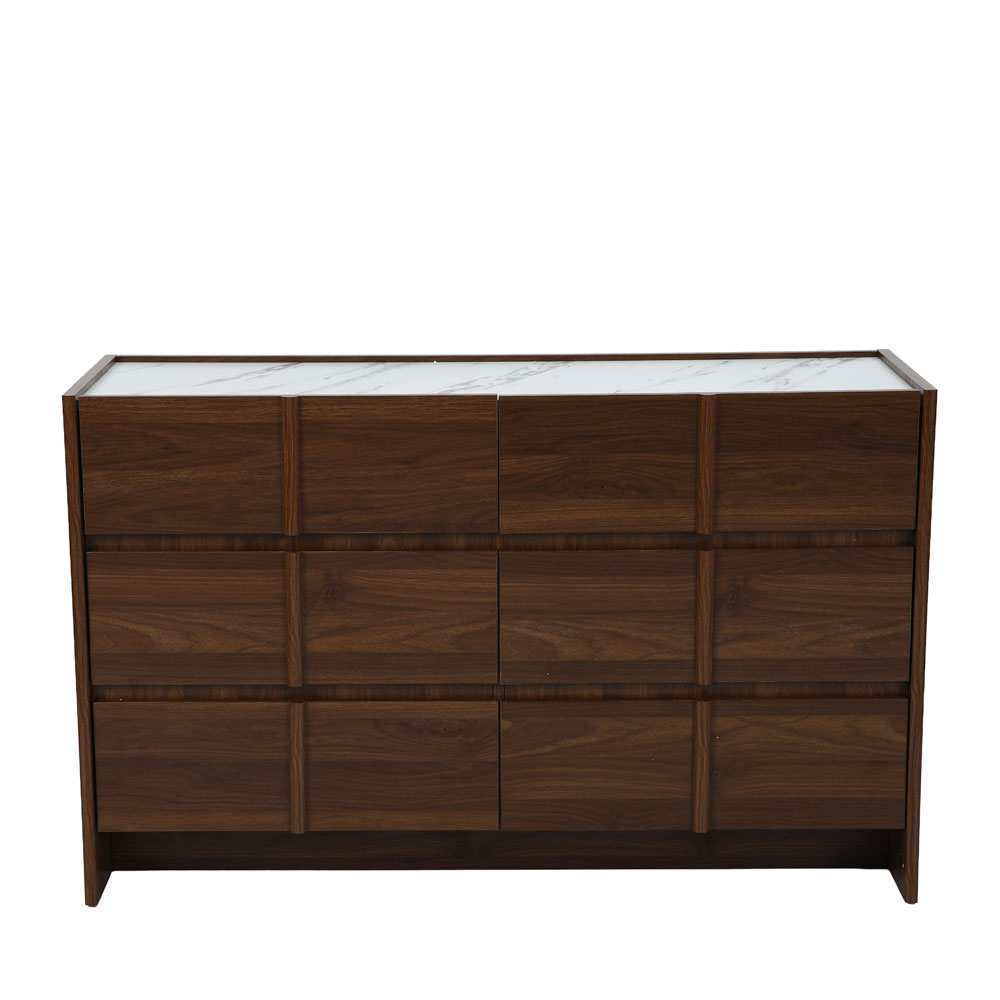 NOCE ΚΟΜΟΤΑ 6ΣΥΡΤΑΡΙΑ ΚΑΡΥΔΙ ΛΕΥΚΟ 120x40x75cm