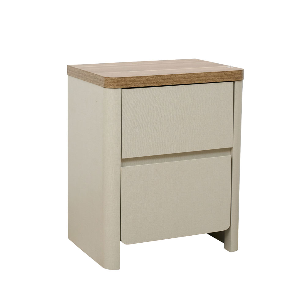 BLANCO ΚΟΜΟΔΙΝΟ 2ΣΥΡΤΑΡΙΑ BEIGE ΦΥΣΙΚΟ 45x34x56cm