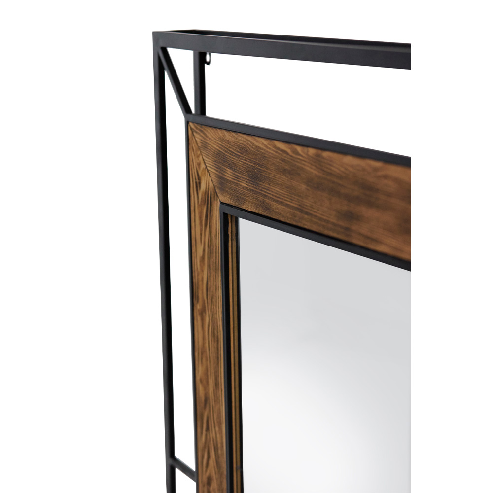 MISTRAS ΚΑΘΡΕΠΤΗΣ ΦΥΣΙΚΟ ΜΑΥΡΟ 80x120cm