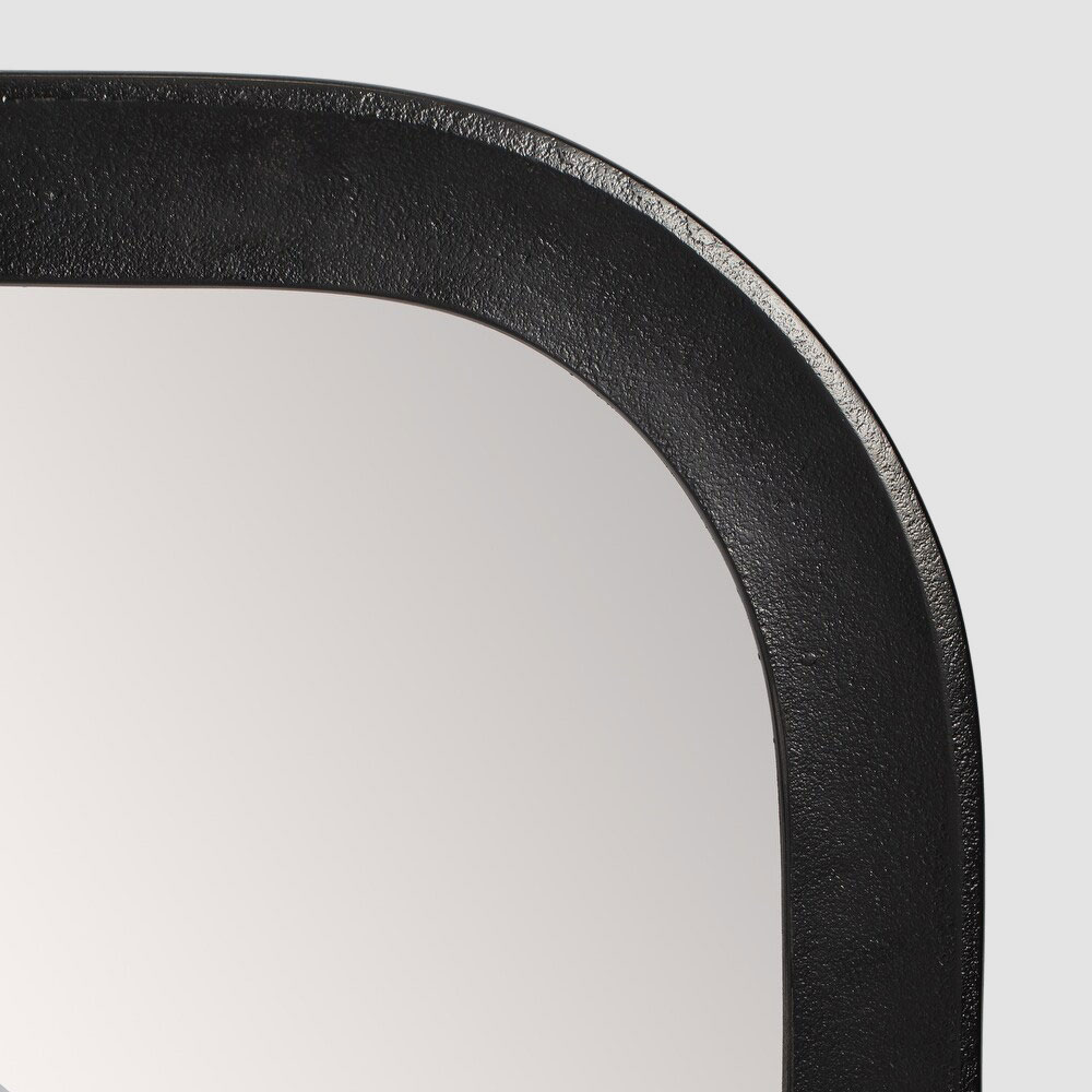 LANDING 76 ΚΑΘΡΕΠΤΗΣ ΜΑΥΡΟ 56x3x76cm