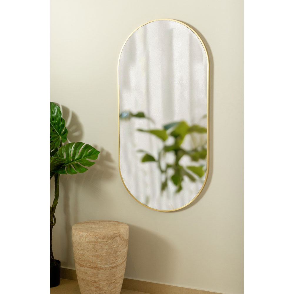 OVALIS ΚΑΘΡΕΠΤΗΣ ΤΟΙΧΟΥ ΧΡΥΣΟ 60x120cm