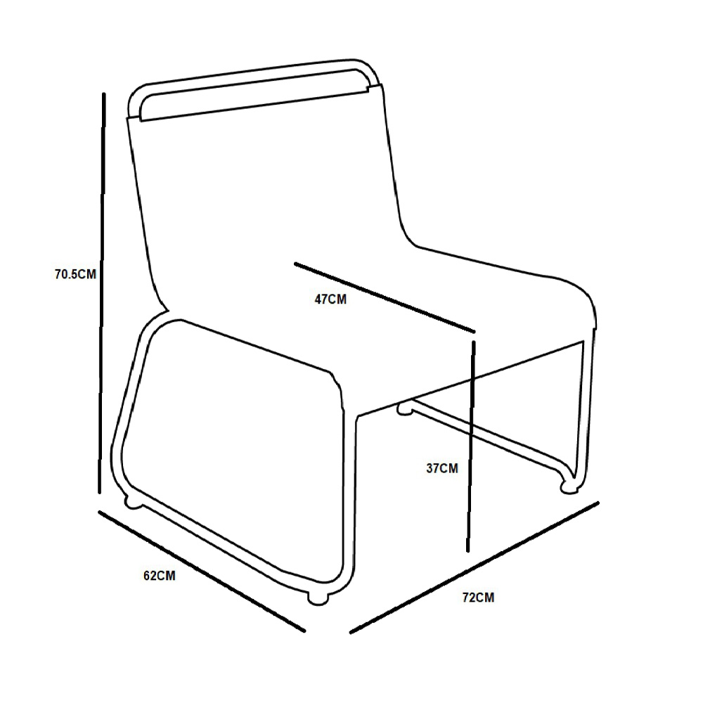 CORD ΠΟΛΥΘΡΟΝΑ ΦΥΣΙΚΟ ΜΑΥΡΟ 73x64x71cm