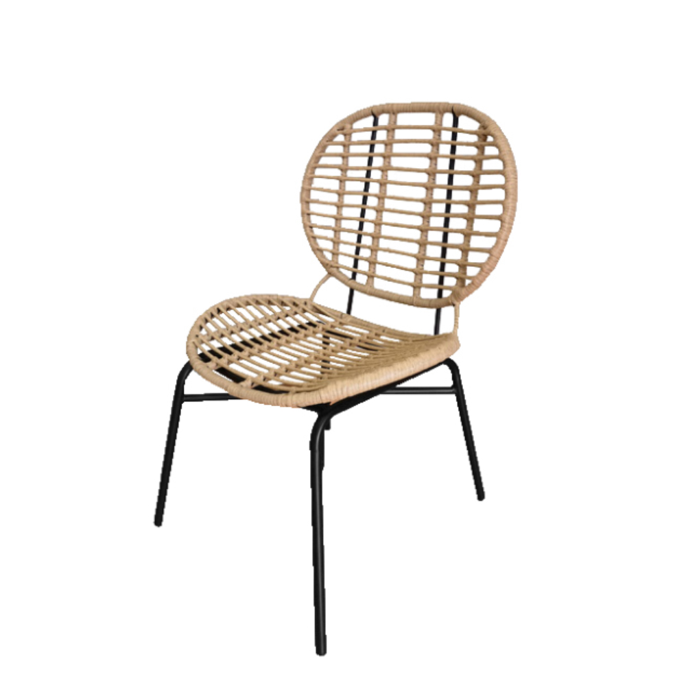 FOREST ΚΑΡΕΚΛΑ ΦΥΣΙΚΟ ΜΑΥΡΟ 59x63x87cm