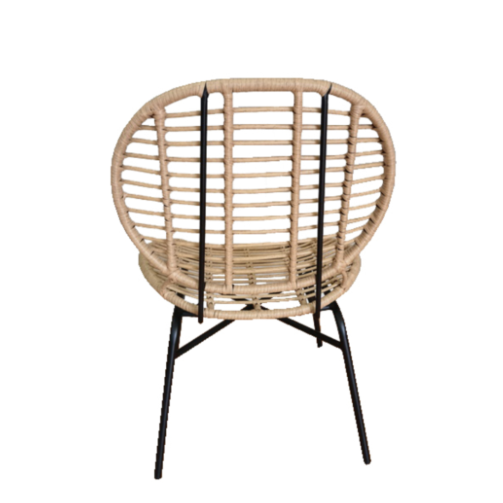 FOREST ΚΑΡΕΚΛΑ ΦΥΣΙΚΟ ΜΑΥΡΟ 59x63x87cm