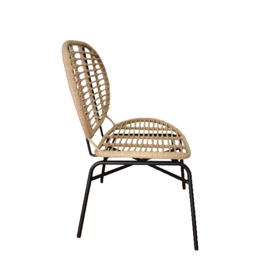 FOREST ΚΑΡΕΚΛΑ ΦΥΣΙΚΟ ΜΑΥΡΟ 59x63x87cm