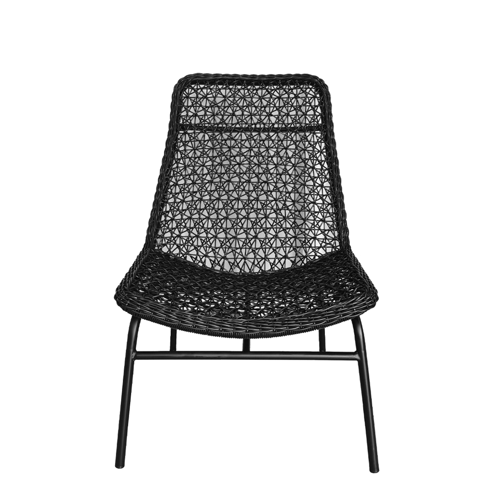 TUNISIA ΠΟΛΥΘΡΟΝΑ ΜΑΥΡΟ 67x77x96cm