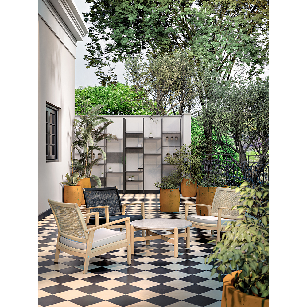 SALSA ΠΟΛΥΘΡΟΝΑ ΜΑΞΙΛΑΡΙ BEIGE 74.5x73x75.8cm