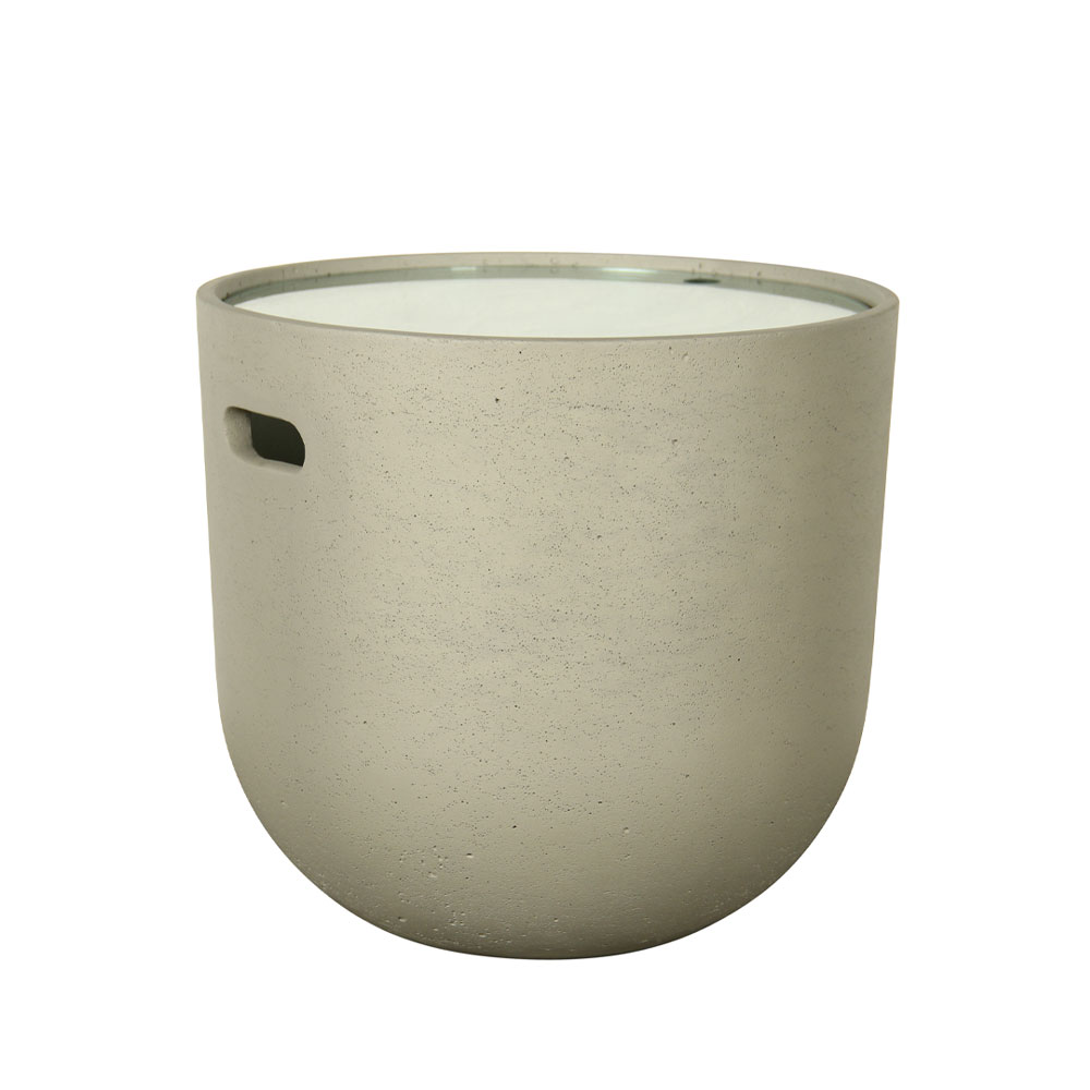CAP COFFEE TABLE CEMENT ΑΝΟΙΧΤΟ 49x49x45