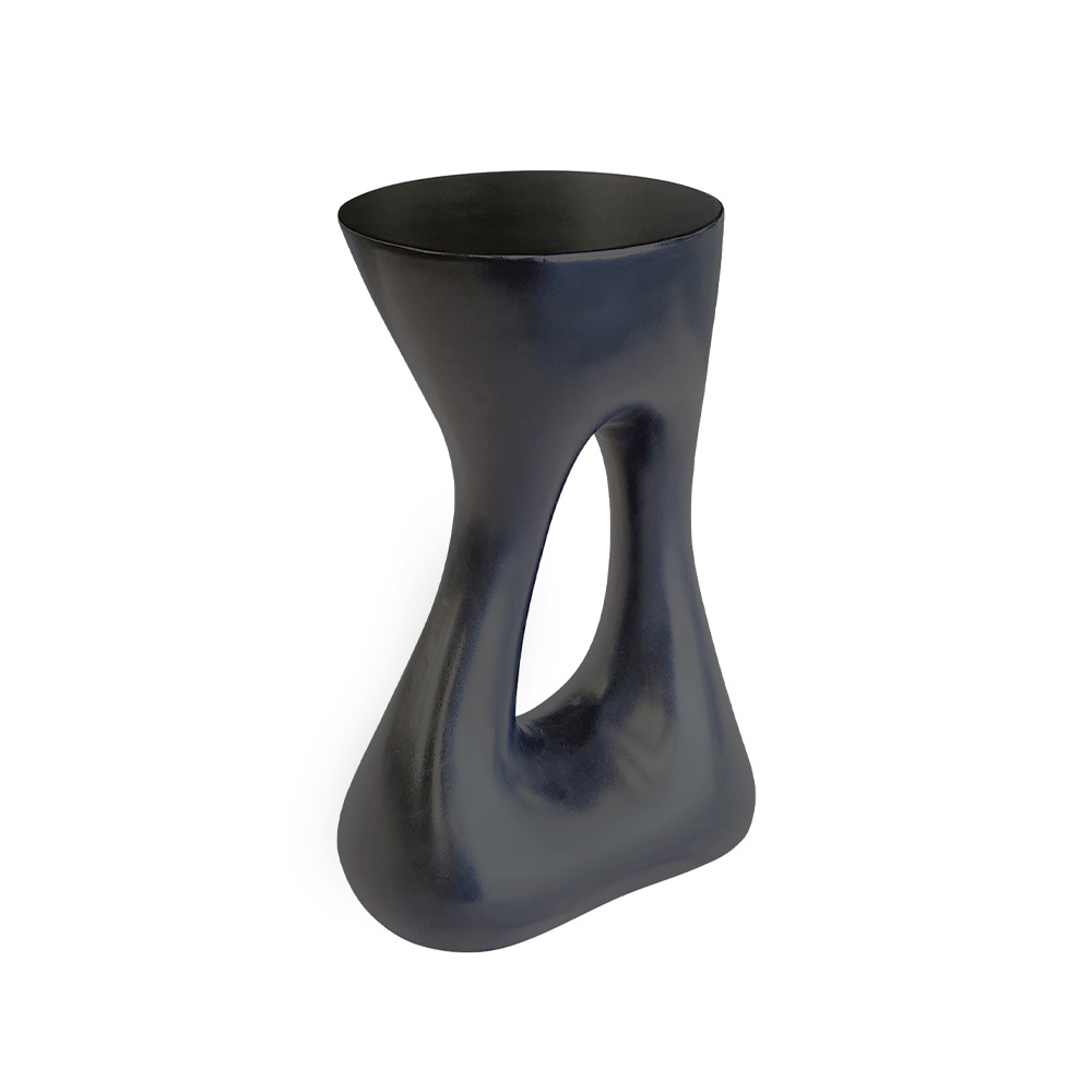 ABSTRACT SIDE TABLE ΜΑΥΡΟ 38x28x56