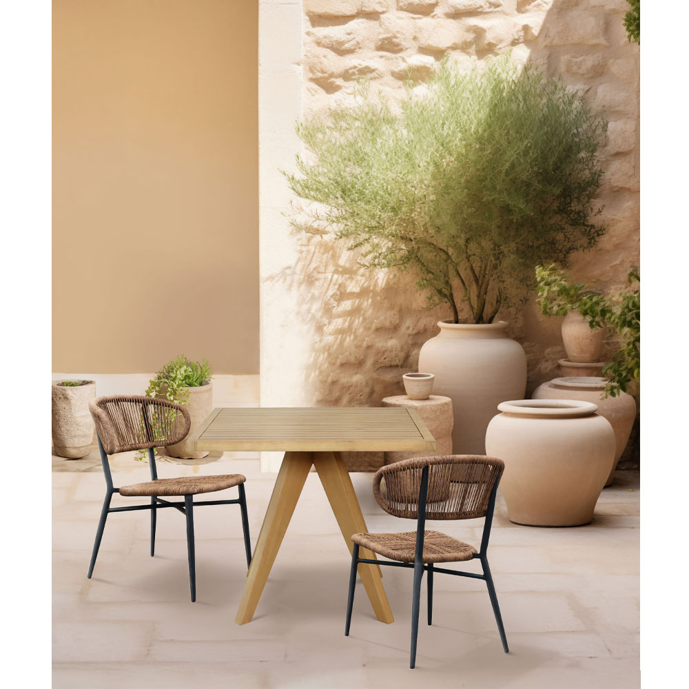 DOGA ΤΡΑΠΕΖΙ ΦΥΣΙΚΟ 90x90x75