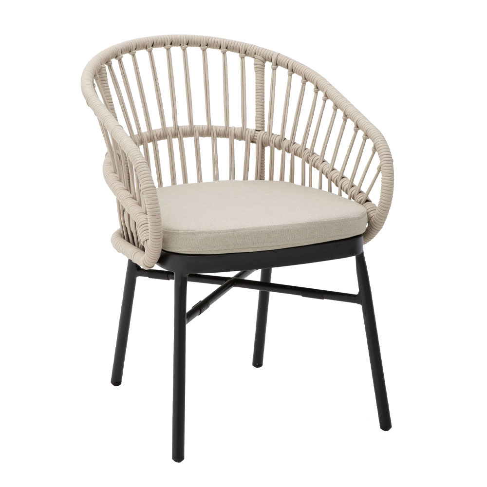 LUNA ΚΑΡΕΚΛΑ CREAM ΜΑΥΡΟ 58x65x78